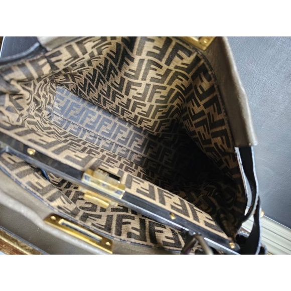 Authentic Fendi Peekaboo Bag Ombre Leather Regular Medium - Picture 15 of 16